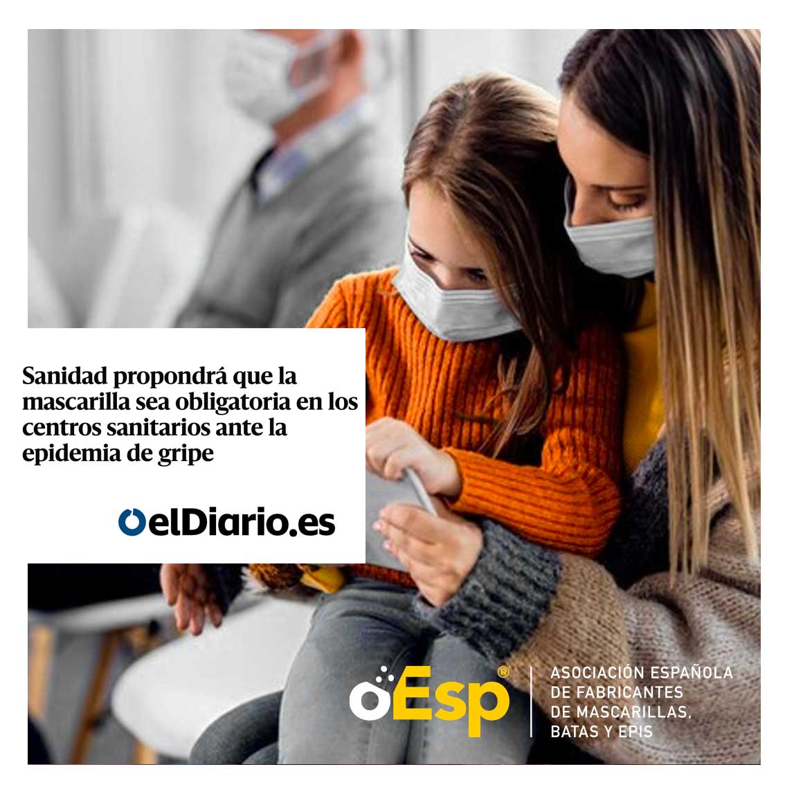 Sanidad propondrá que la mascarilla sea obligatoria en los centros sanitarios