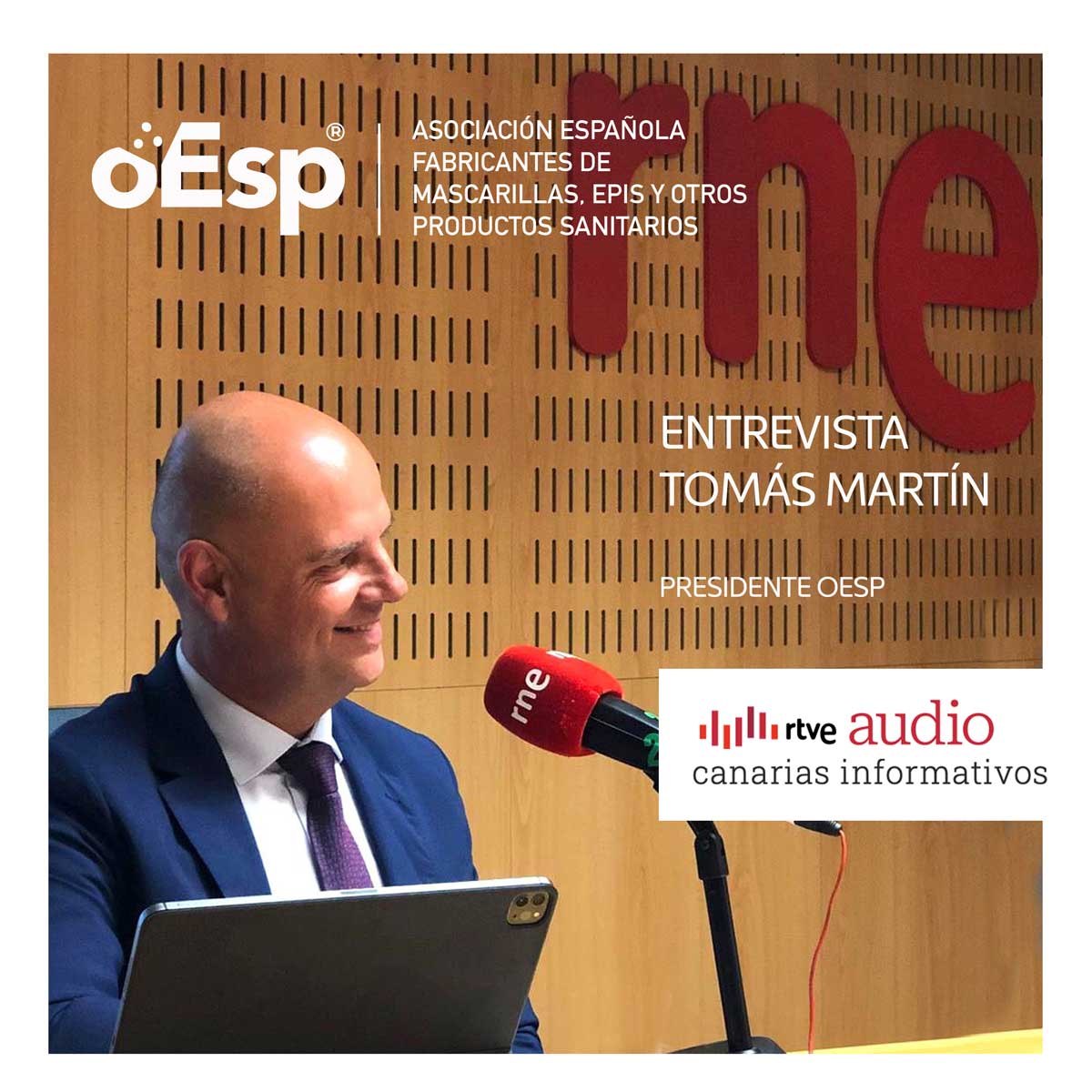 Presidente de OESP entrevistado  en RNE