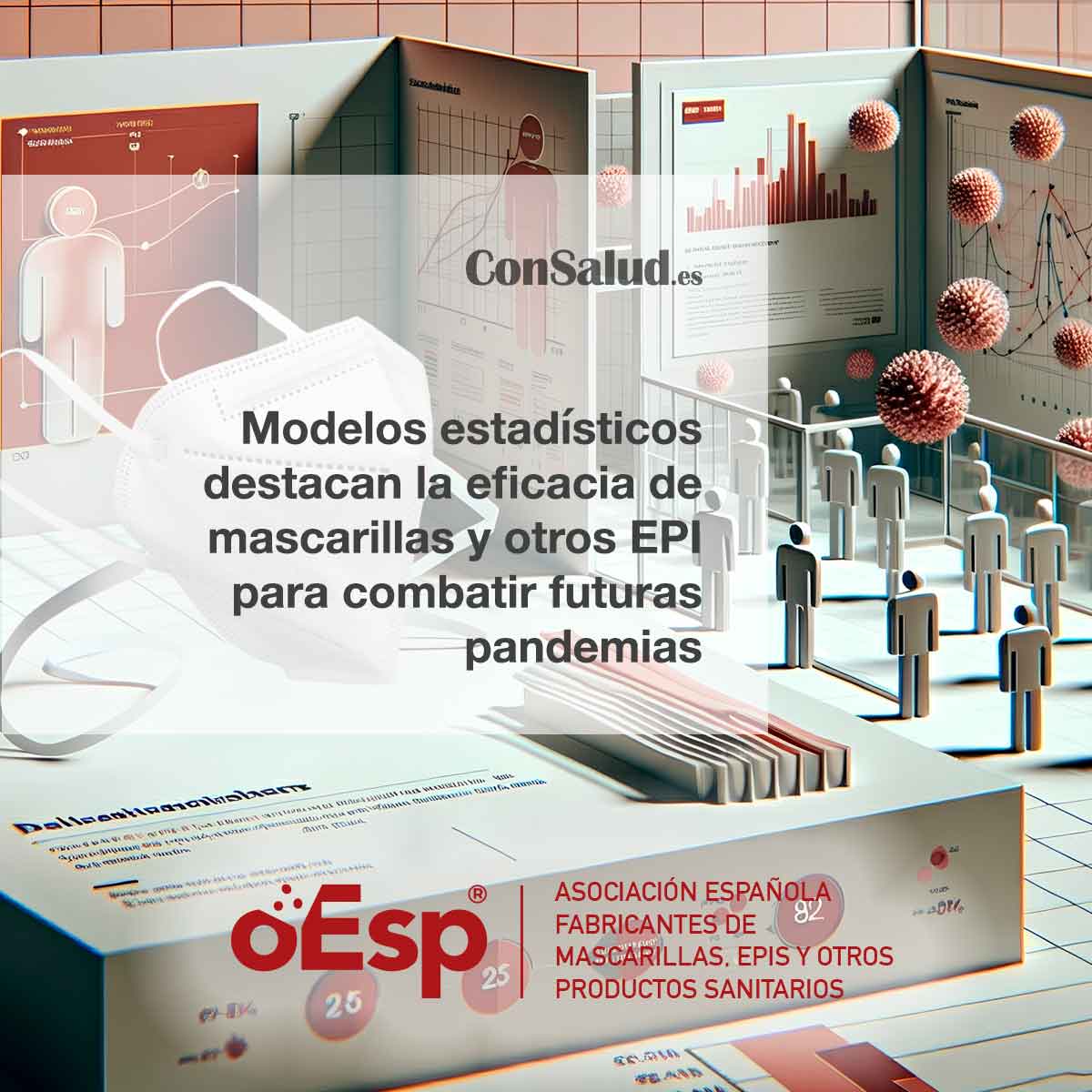 📊 Modelos estadísticos destacan la eficacia de mascarillas y otros EPI para combatir futuras pandemias 😷🚶‍♂️🌬️